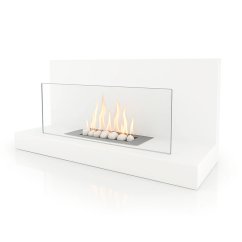 Настенный биокамин Алдэн Белый